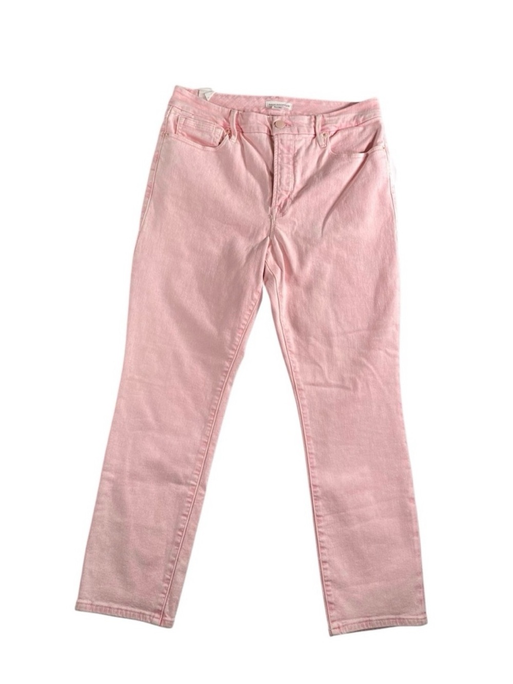 Good American NWT Women’s 10/30 Mineral Rose Quartz Straight Pink Jeans